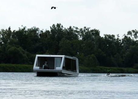 Geschwindigkeitstest mit Wakeboard